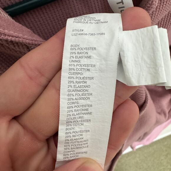 Fabletics Zip up Waffle Hoodie Sweatshirt Sweater US Women's 3X Plus - Picture 7 of 9